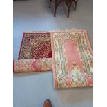 MODERN RUG 4 x 6 ft WITH CHINESE RUNNER