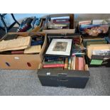 6 BOXES OF MIXED BOOKS VARIOUS AGES