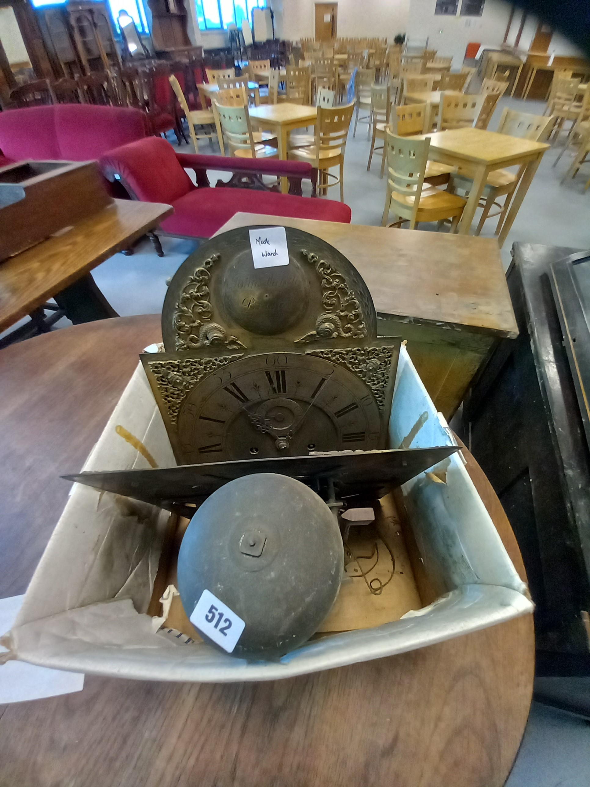 TWO 18C LONG CASE CLOCK WORKINGS