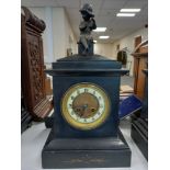 VICTORIAN MARBLE MANTLE CLOCK