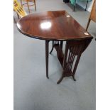 EDWARDIAN MAHOGANY SUTHERLAND TABLE