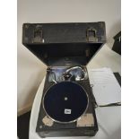 DECCA PORTABLE GRAMAPHONE