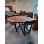 OAK DROP LEAF DINING TABLE