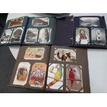 3 EDWARDIAN POSTCARD ALBUMS