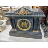 VICTORIAN MARBLE MANTLE CLOCK