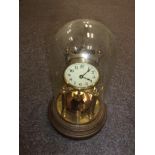 EARLY 20TH CENTURY DOMED MANTLE CLOCK