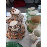 2 PART TEA SETS, VICTORIAN JUGS ETC