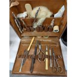 LEATHER PORTABLE MEDICAL CASE