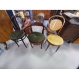 3 BENTWOOD CHAIRS