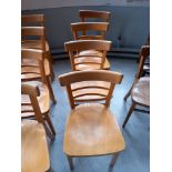 Four Beech Chairs