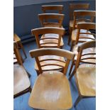 Four Beech Chairs