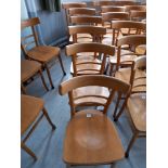 Six Beech Chairs