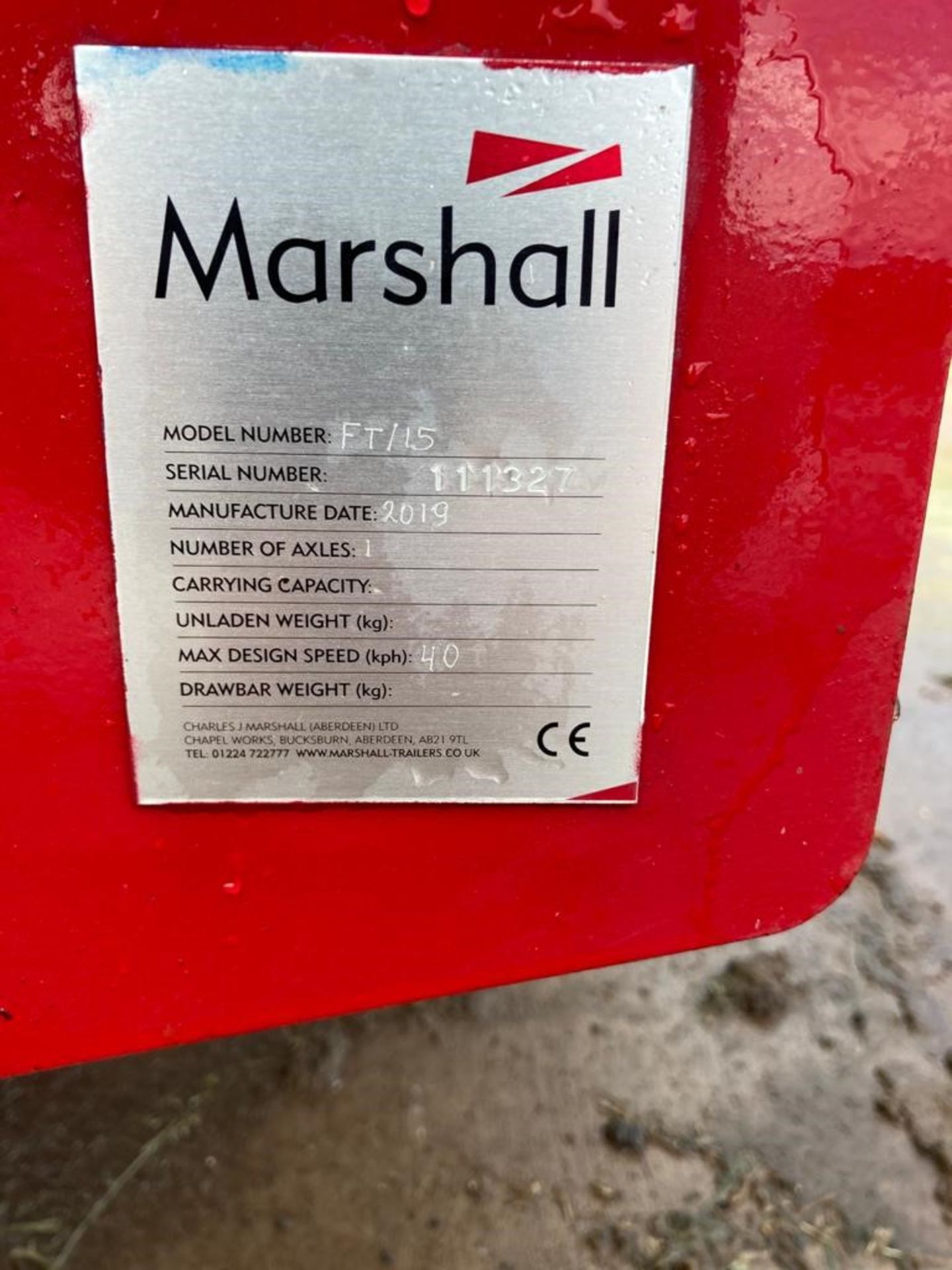 MARSHALL FEED TRAILER - Image 6 of 8