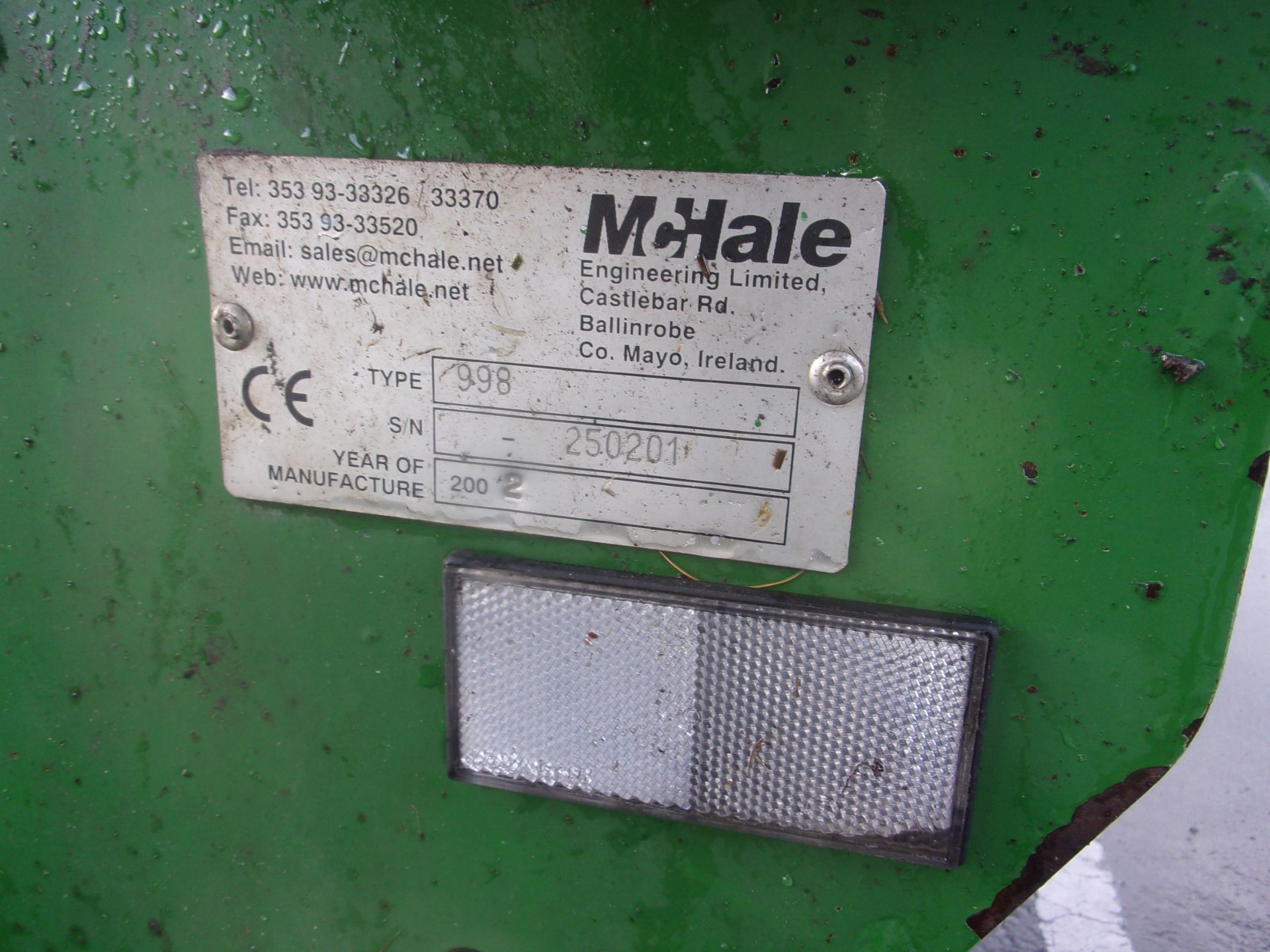 MCHALE 998 BALE WRAPPER (2002) - Image 3 of 3