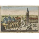 Ansicht des Markusplatzes in Venedig