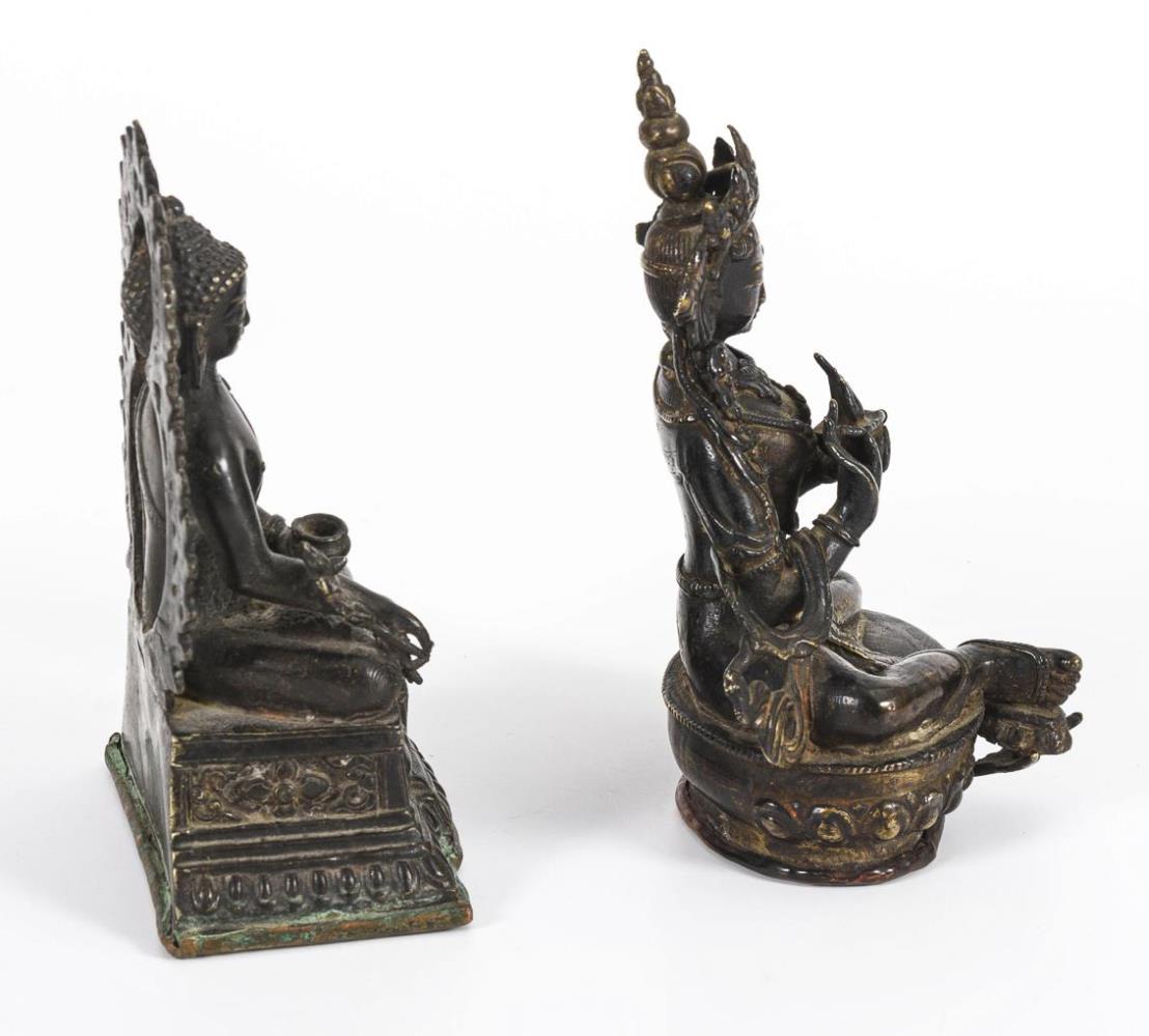 Kleiner Buddha und Tara - Image 4 of 9