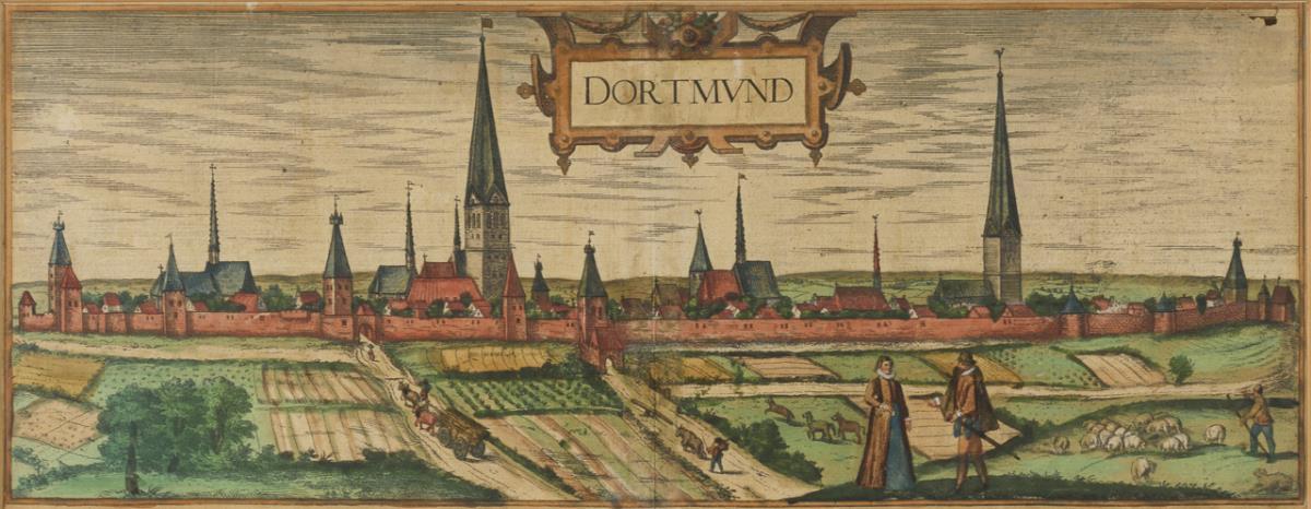 Ansicht der Stadt Dortmund