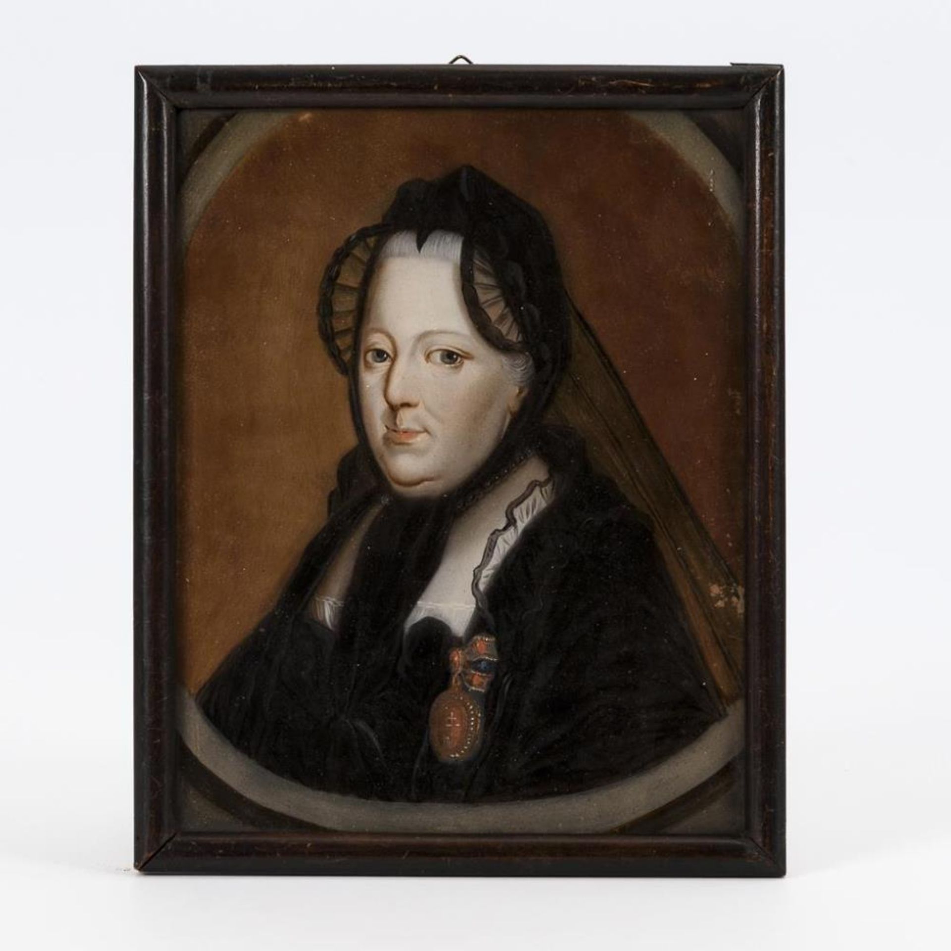 Hinterglasbild: Maria Theresia von Österreich