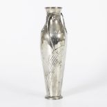 Große Vase Jugendstil-Silberzinn
