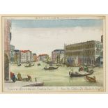 Guckkastenbild mit Ansicht von Venedig