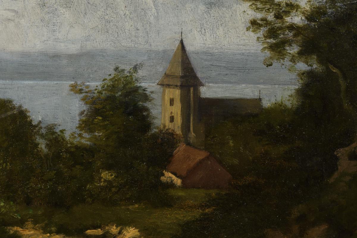 Landschaft mit Kirchturm - Image 2 of 4