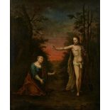 Deutscher Maler 1. H. 18. Jh.: Noli me tangere