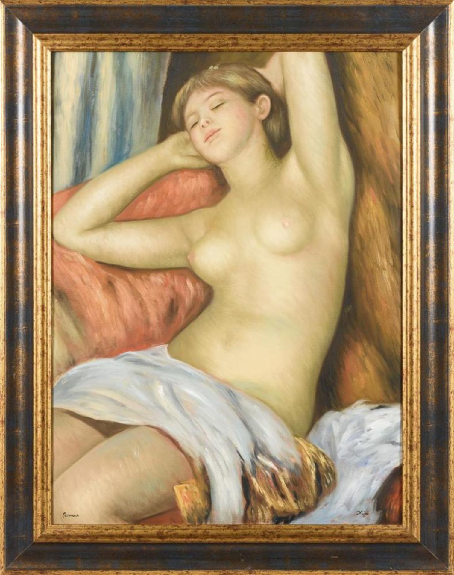 Kopie nach Pierre-Auguste Renoir "La Dormeuse" - Image 2 of 6