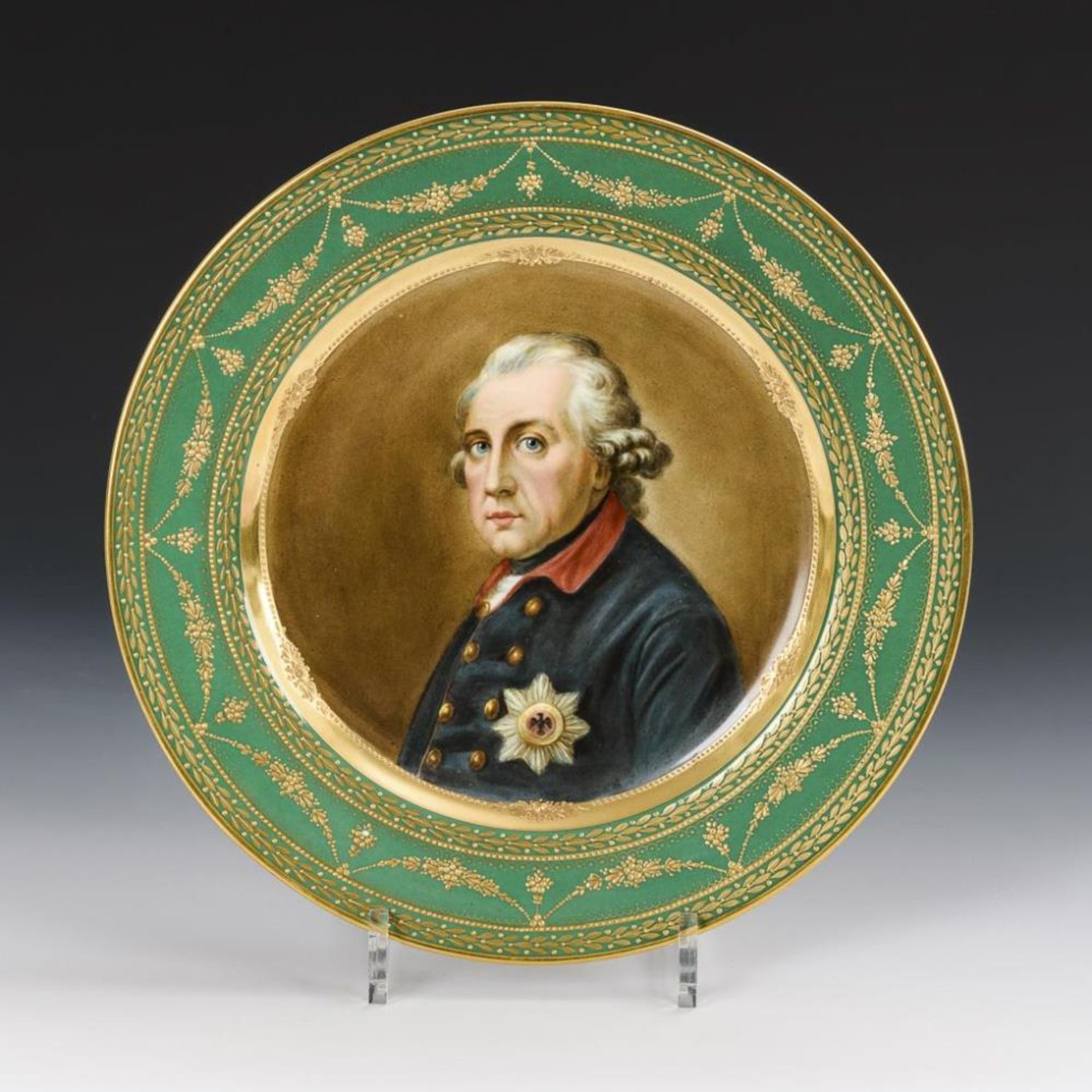 Porträtteller Friedrich II