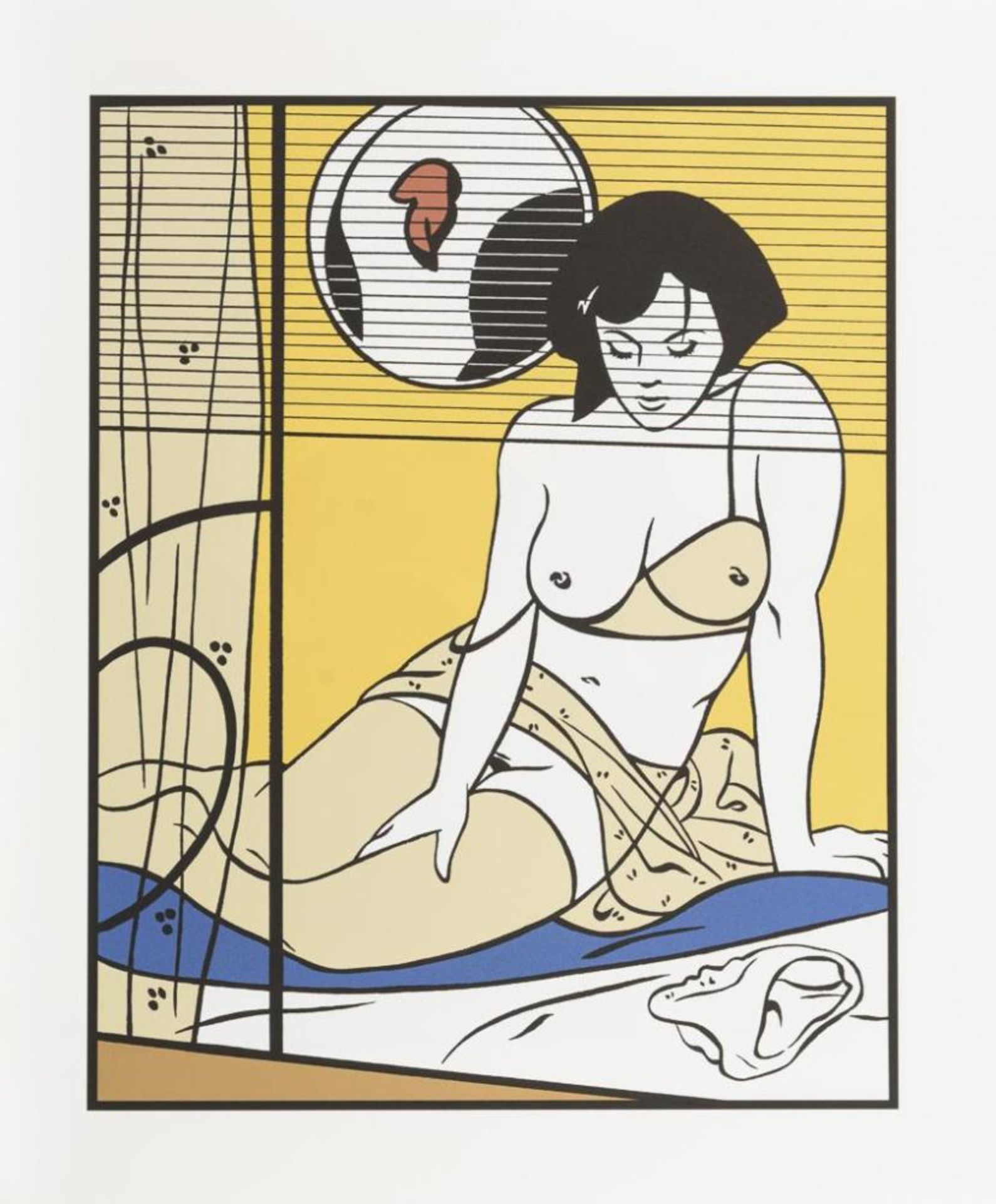 4 Pop-Art-Werke mit erotischen Szenen - Image 2 of 5
