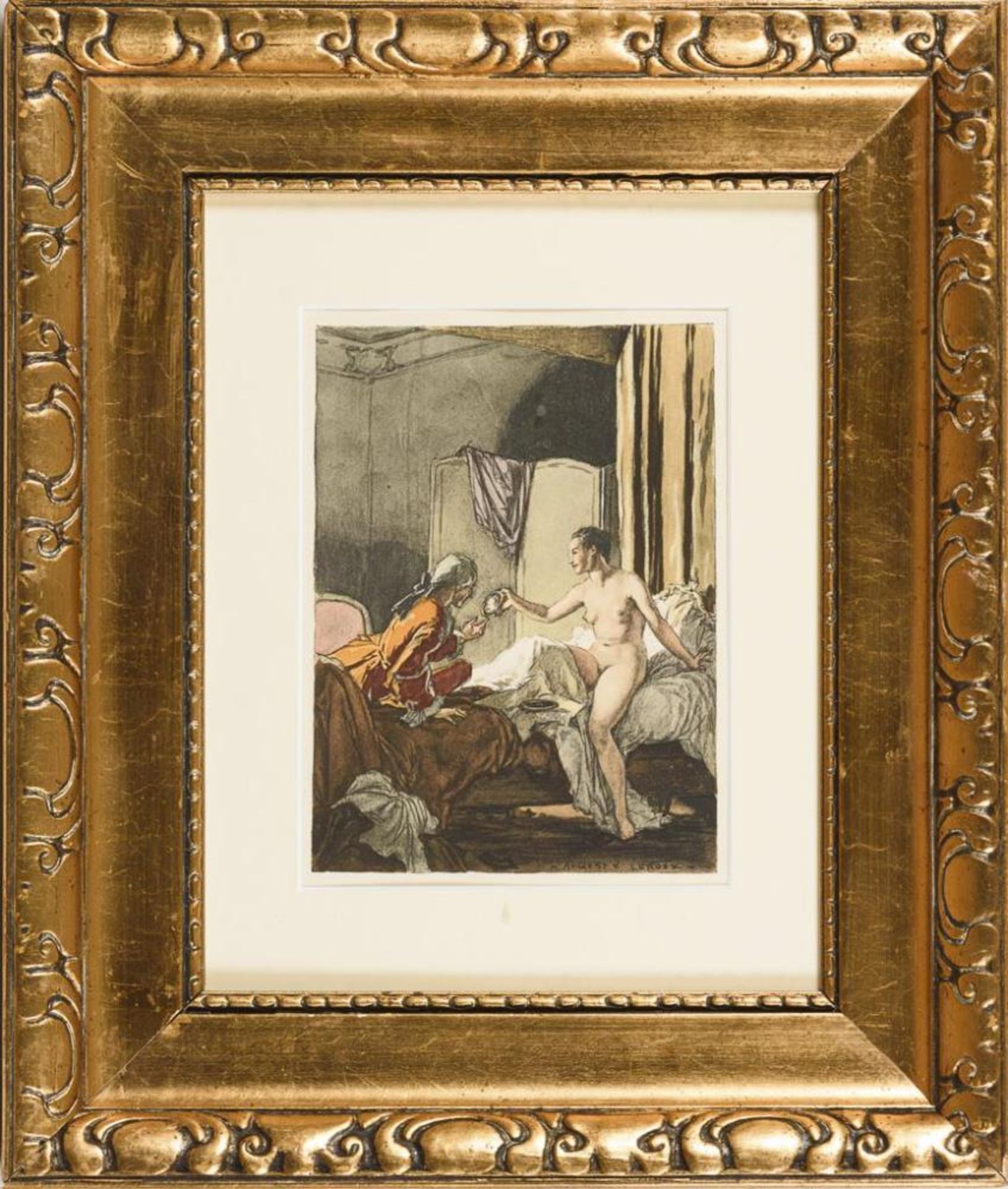 Giacomo Casanova mit weiblichem Akt - Image 2 of 3