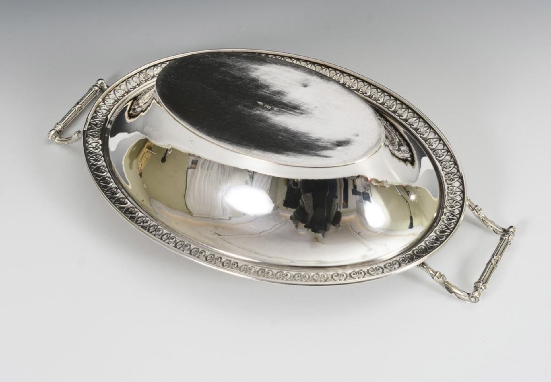 Ovale Silberschale - Image 2 of 3