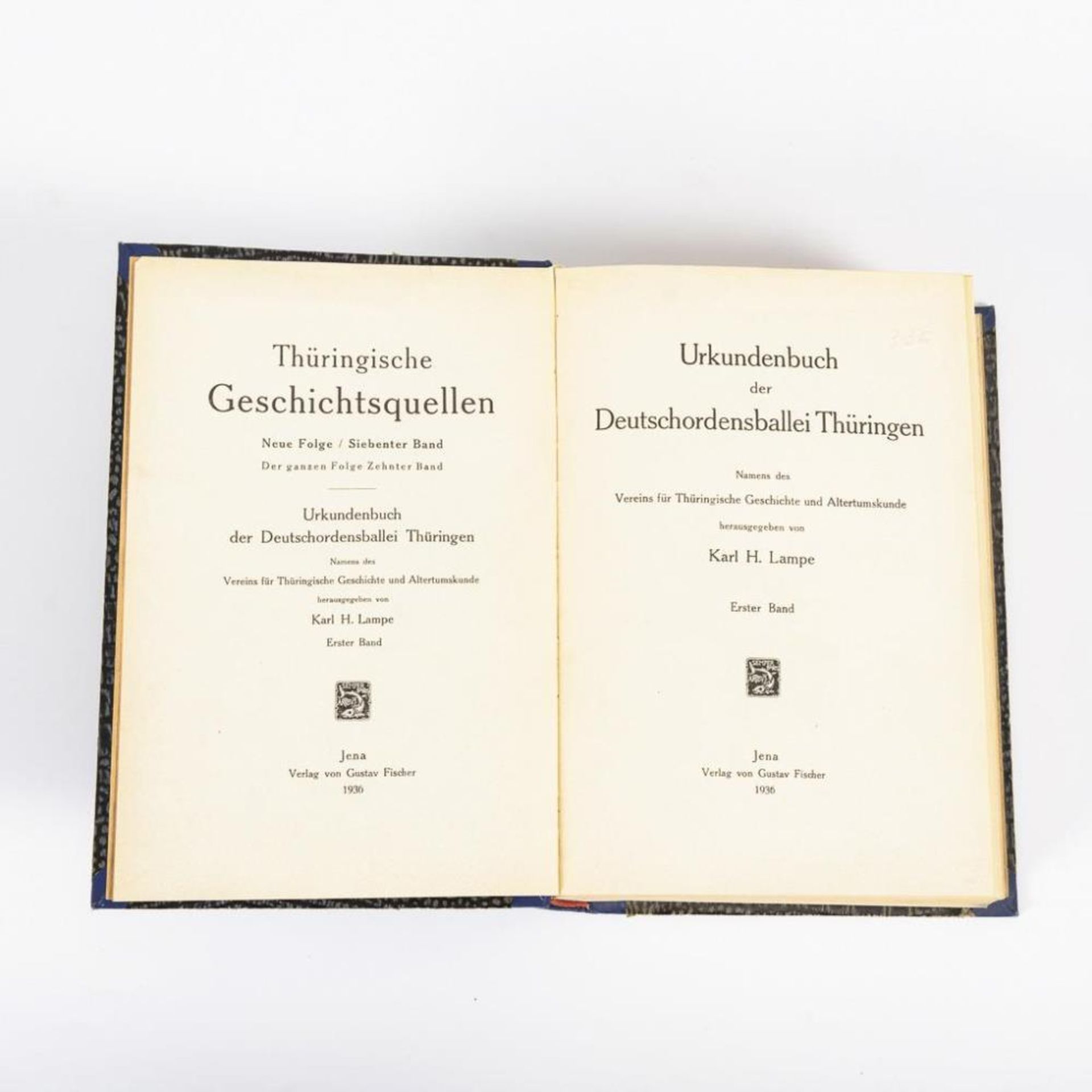 "Urkundenbuch der Deutschordensballei Thüringen"