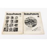 "Bauhaus" Zeitschriften für Gestaltung, 2 Hefte