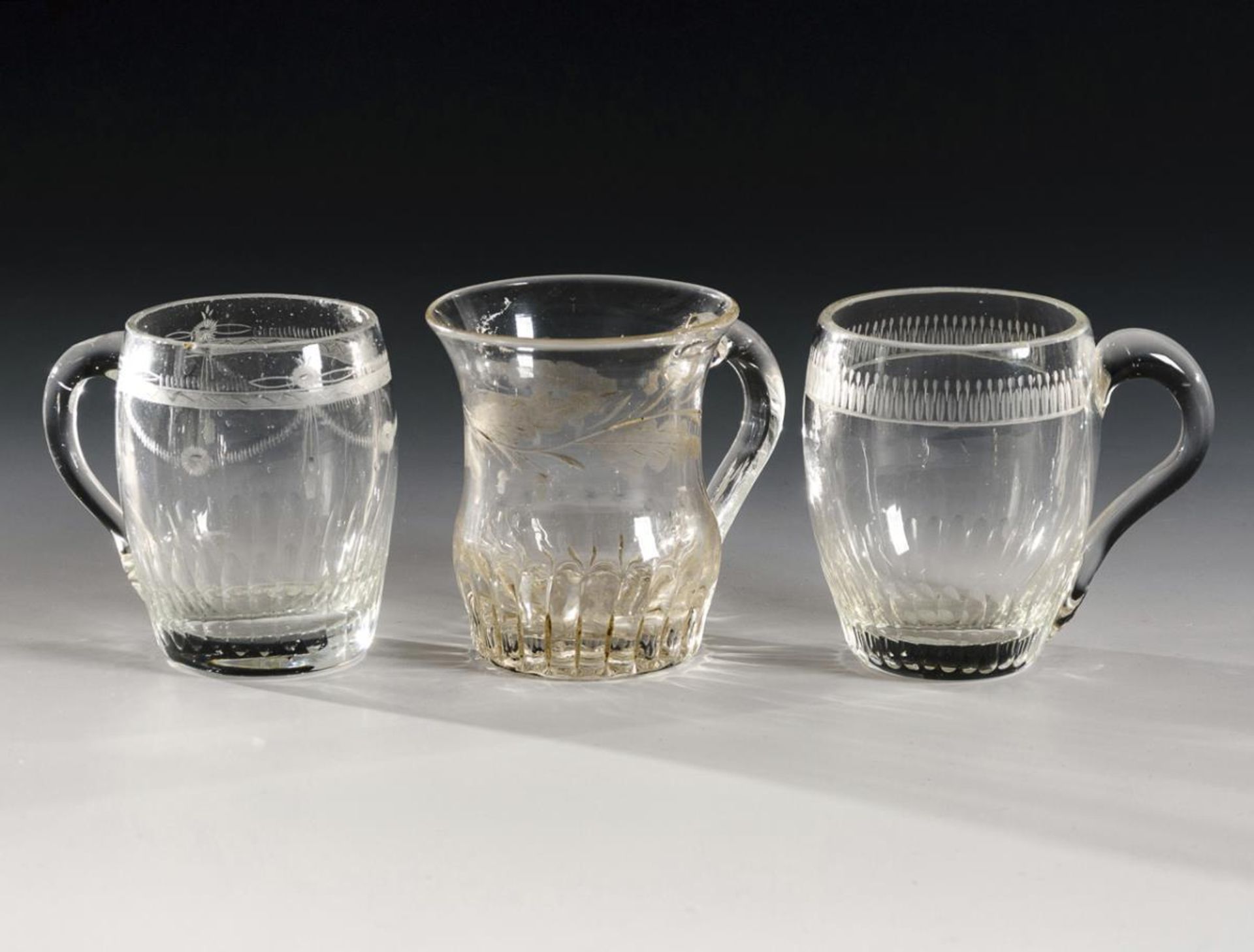 5 Henkelbecher, 1 Kelchglas und 1 Schnapsglas - Image 2 of 3