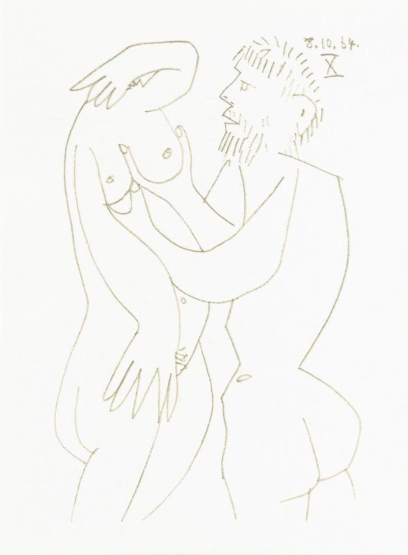 5 erotische Werke: "Skizze anno 1964" - Bild 2 aus 6
