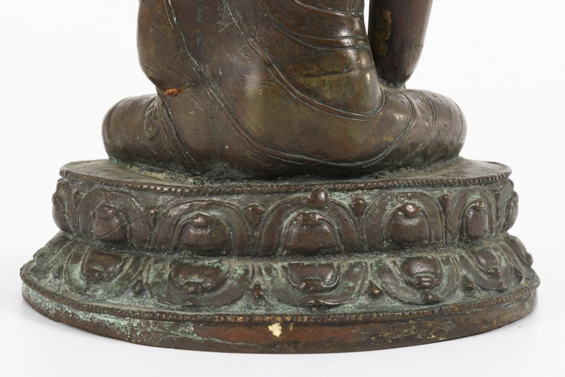 Bronze-Buddha - Bild 3 aus 4