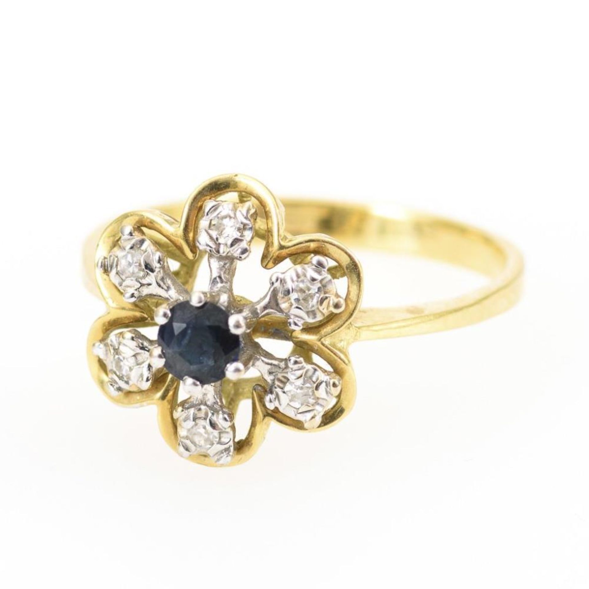 Ring mit Saphir und Diamanten - Image 2 of 2