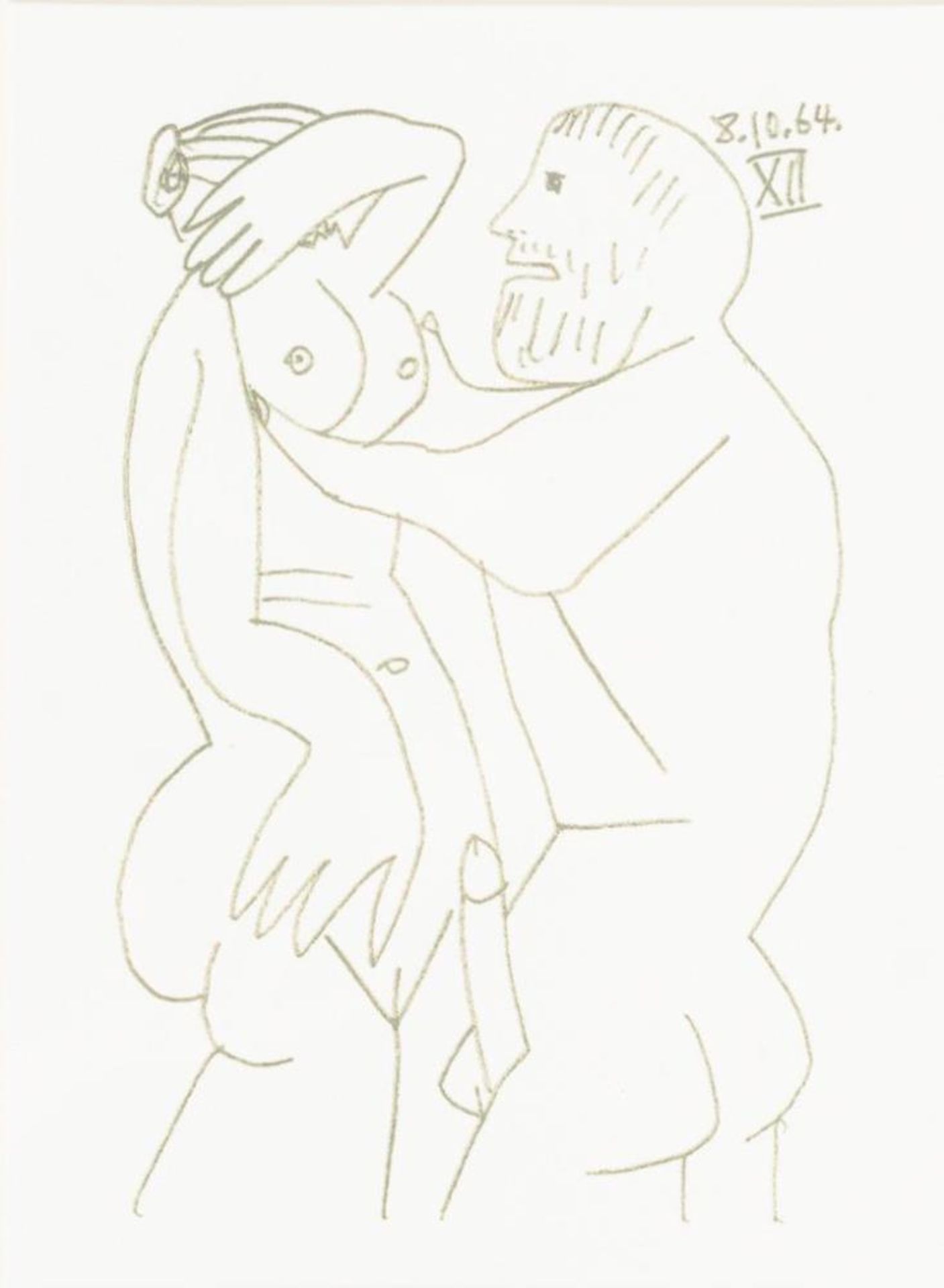 5 erotische Werke: "Skizze anno 1964" - Image 3 of 6