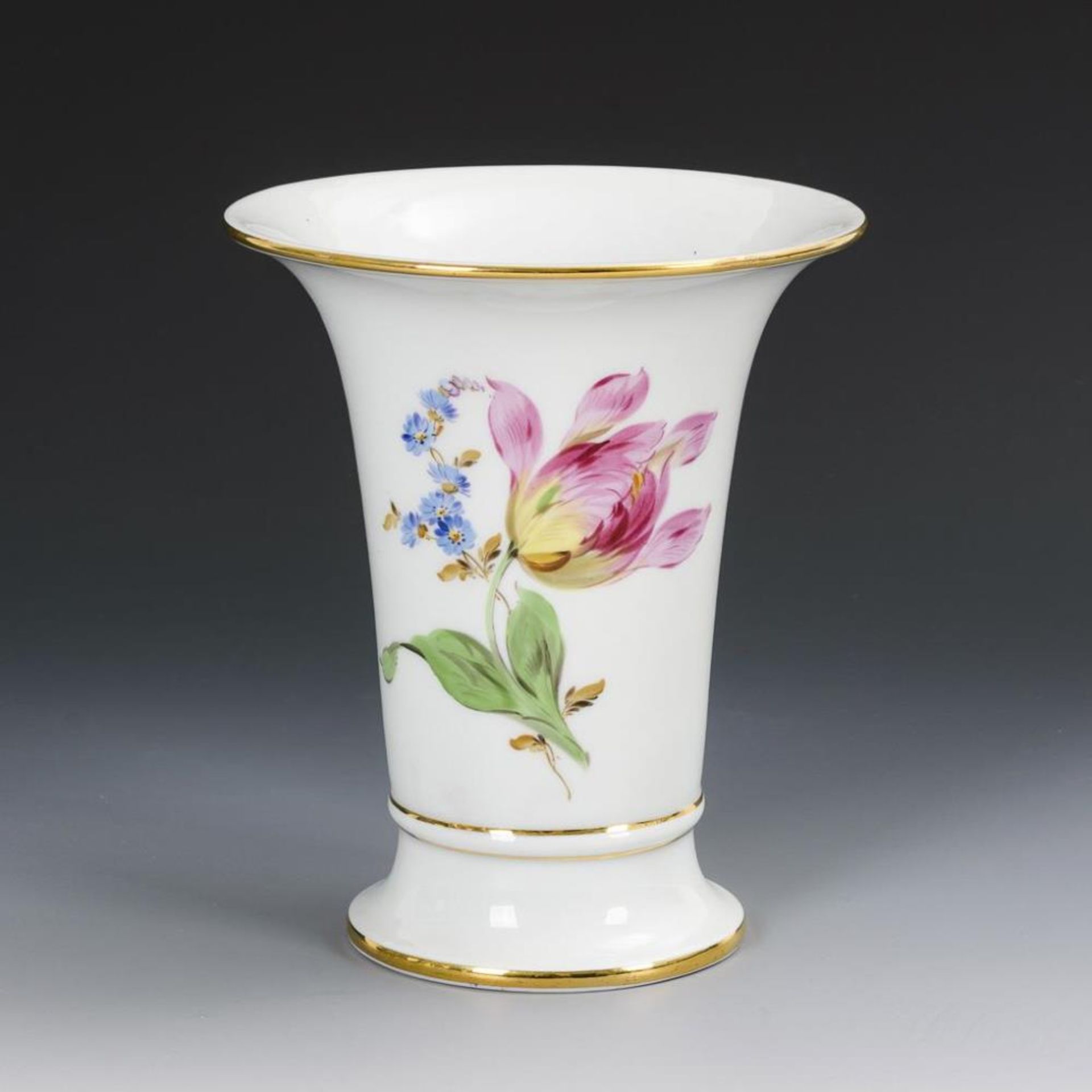 Vase mit Blumenmalerei - Image 2 of 3