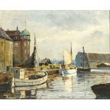 GROSS, Einar (1895 Dänemark - 1962 Kopenhagen). Küstenstadt.