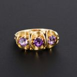 Ring mit Amethysten.| siehe Nachtrag im Text