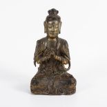 Dreigesichtiger Buddha.
