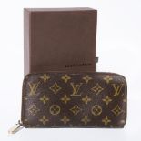 Louis Vuitton-Zippy Geldbörse Wallet Monogramm.