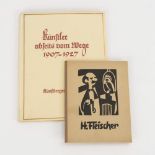 2 seltene Künstlerkataloge: Künstlergruppe Chemnitz und Heinz Fleischer.