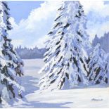 ARNOLD, Herbert (1887 Berlin - 1953 Berlin-Dahlem). Winterlandschaft.