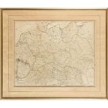 VAUGONDY, Didier Robert de (1723 Paris - 1786?). Landkarte des Deutschen Reiches.