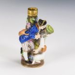 Flakon mit Schäferpaar. Meissen.