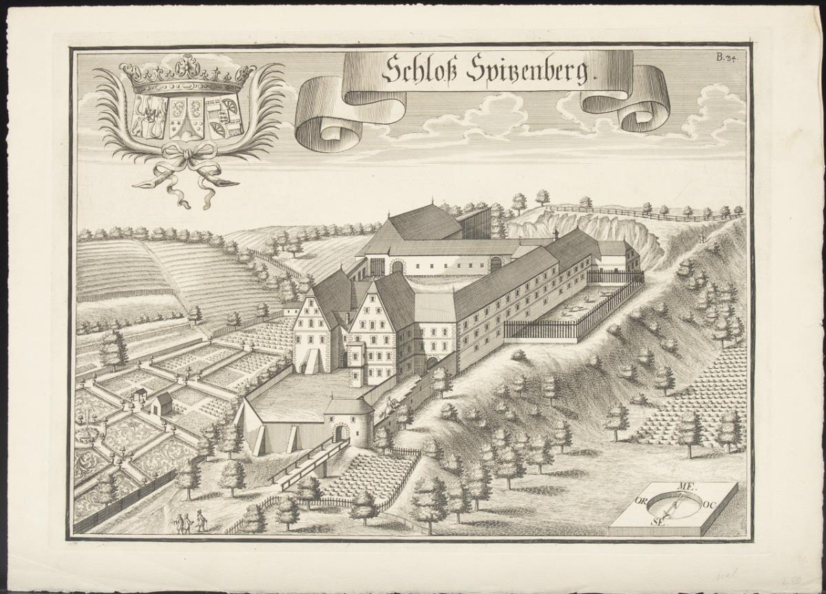 WENING, Michael (1645 Nürnberg - 1718 München). 4 Schlossansichten. - Image 4 of 5