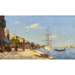 DUPRAT, Albert Ferdinand (1882 Venedig - 1974). Sonniges Venedig.