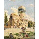 VIGH, Bertalan (1890 - 1946). Die Ruine der Bibi Chanum Moschee in Samarkand.
